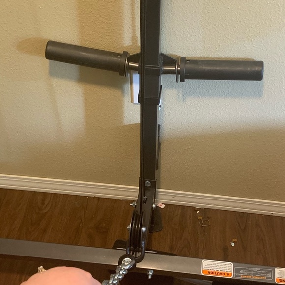 Weight set with weights and bars and bench!! - Picture 6 of 8